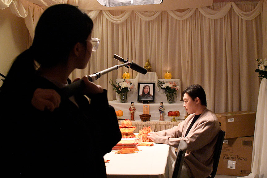 Shot of a scene from a student thesis project