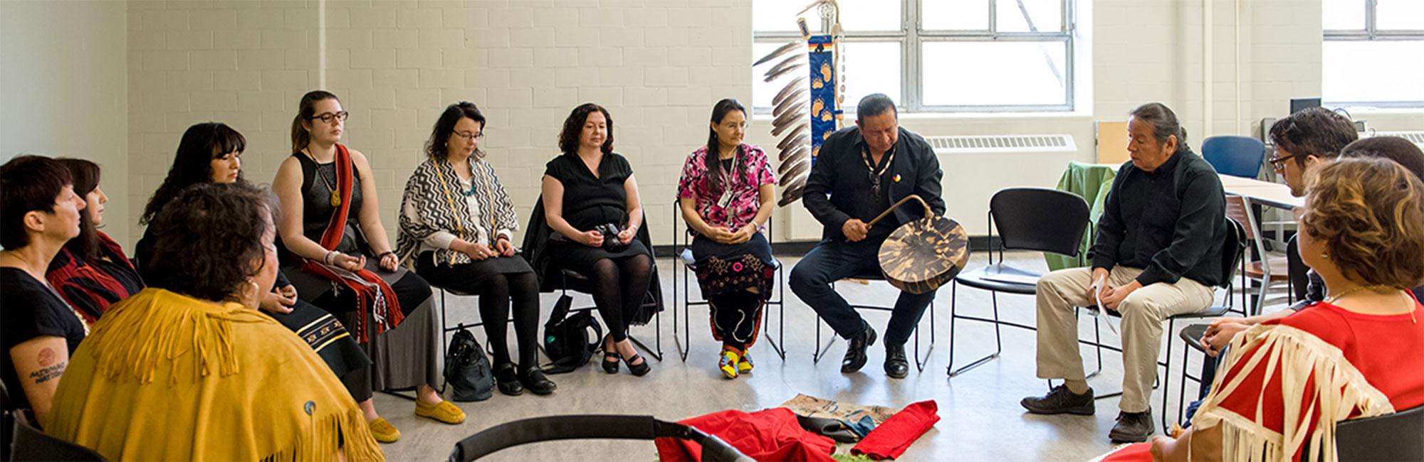 TMU Aboriginal Education Council meeting with York University representatives. 