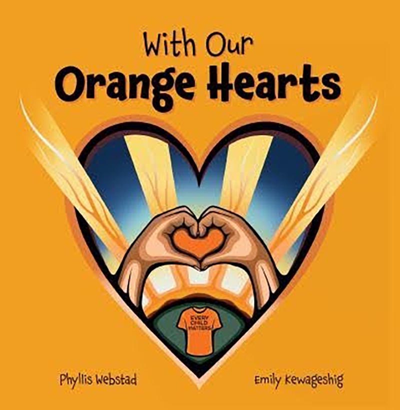 With Our Orange Hearts artwork by Phyllis Webstad.