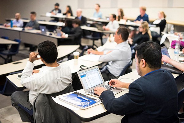 Ted Rogers School of Management classroom with students 