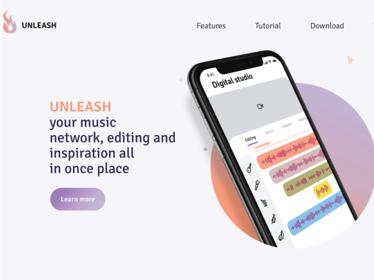 UNLEASH, your music network, editing and inspiration all in one place