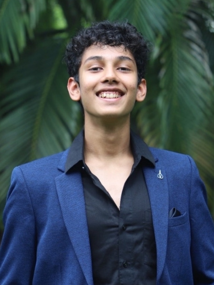 Raahi Shah, recipient of the President’s Entrance Scholarship