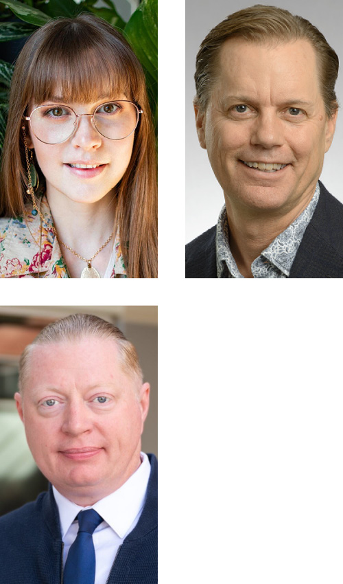 Jessica Blackwood, Art Extner, Nathan Corwin.