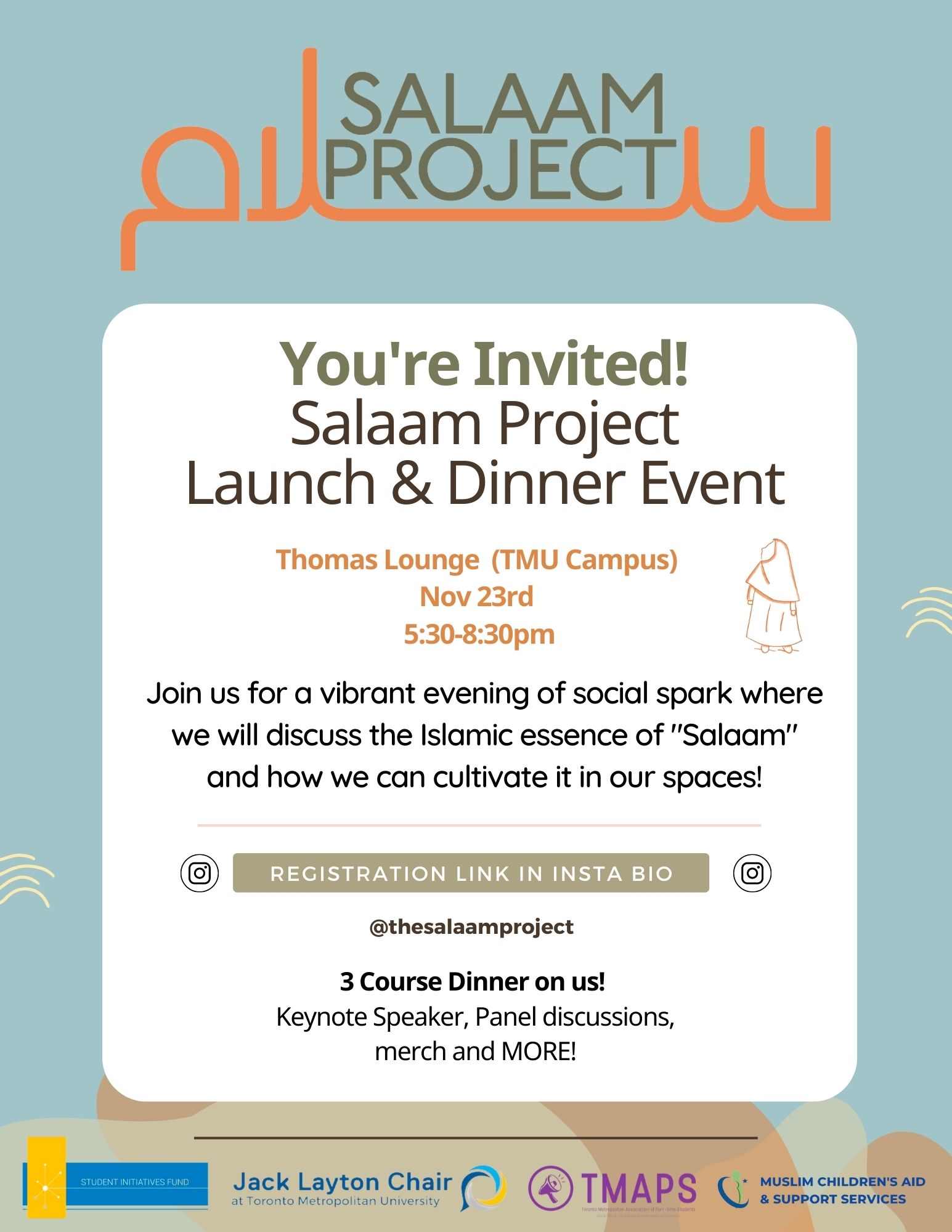Salaam Project launch & Dinner invitation