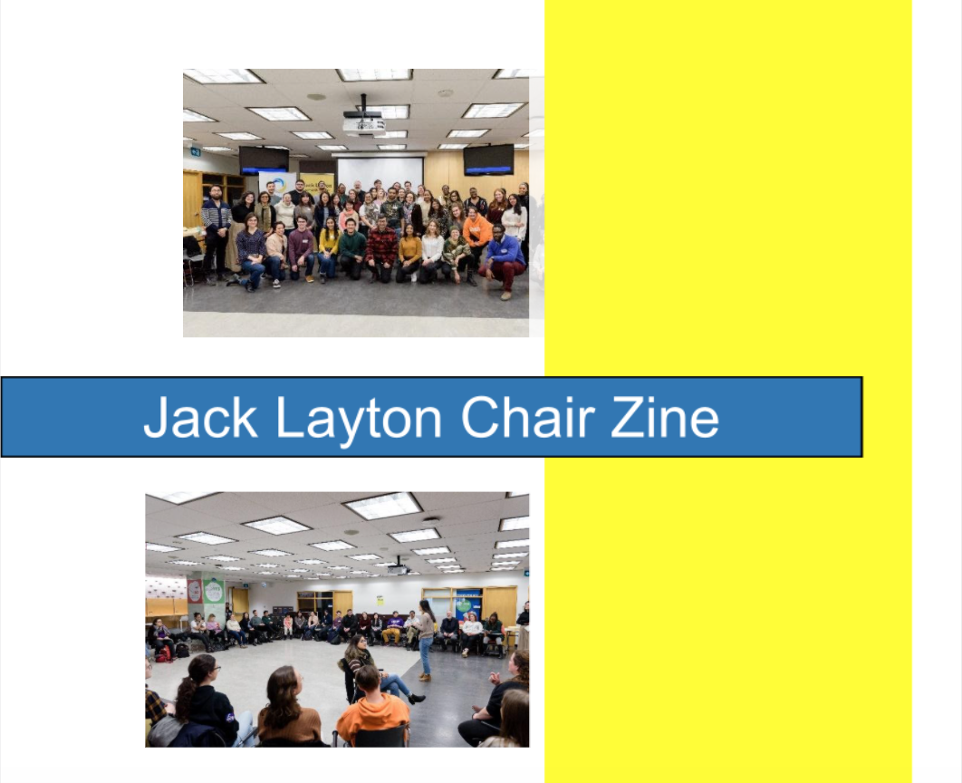 Jack Layton Chair Zine