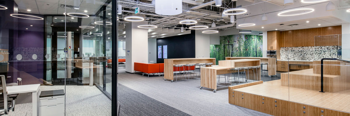 The English Language Institute has a variety of office and academic spaces.