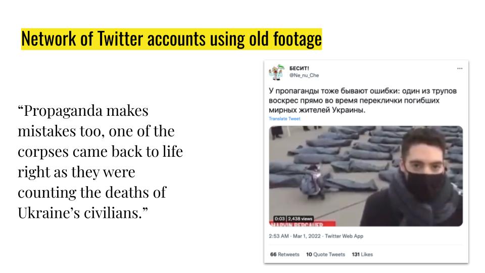 Screenshot of a tweet and a quote side by side.