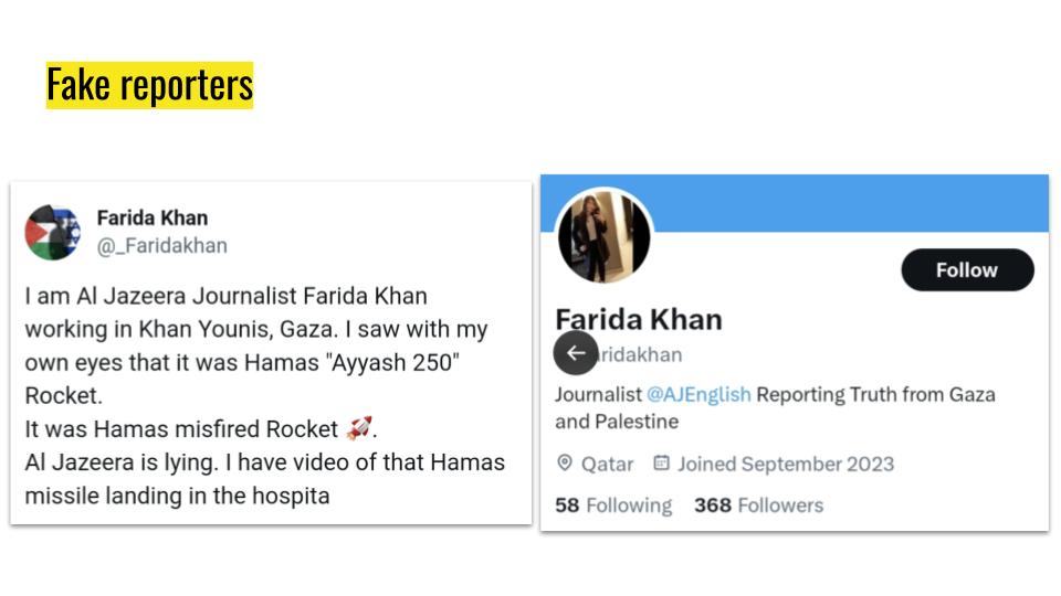 Two screenshots of tweets side by side.