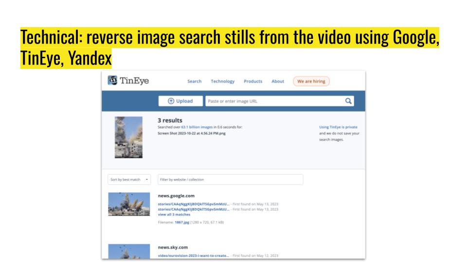 Screenshot of a search bar results.