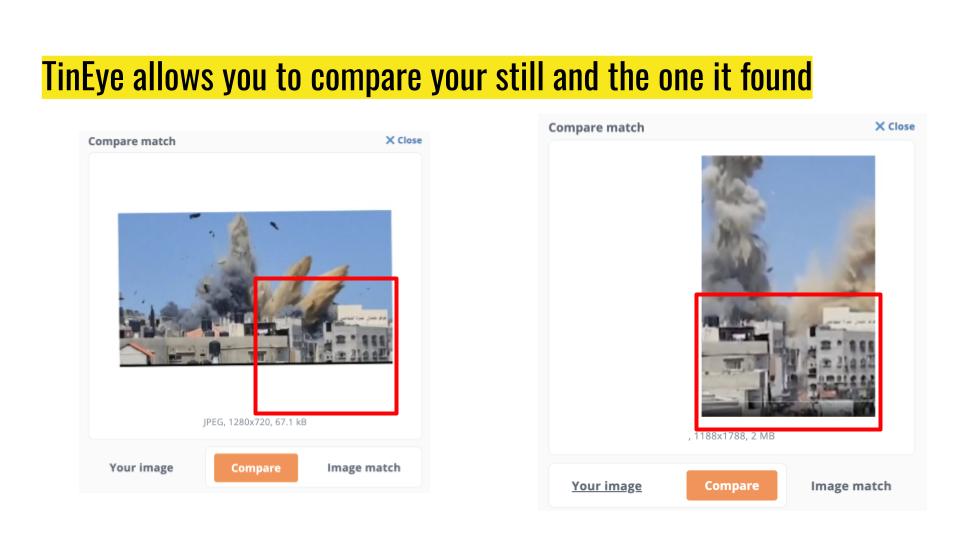 Slide of screenshots.