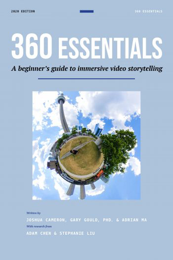Cover for 360 Essentials with a circular photo of Toronto. 