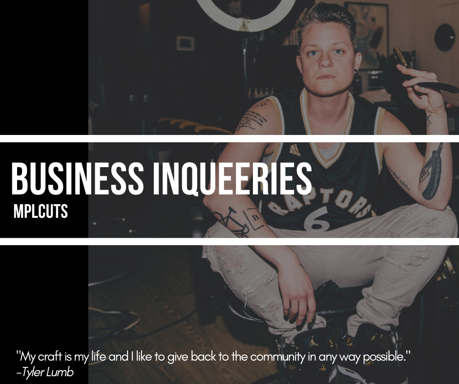 Logo for the Business InQueeries podcast. 