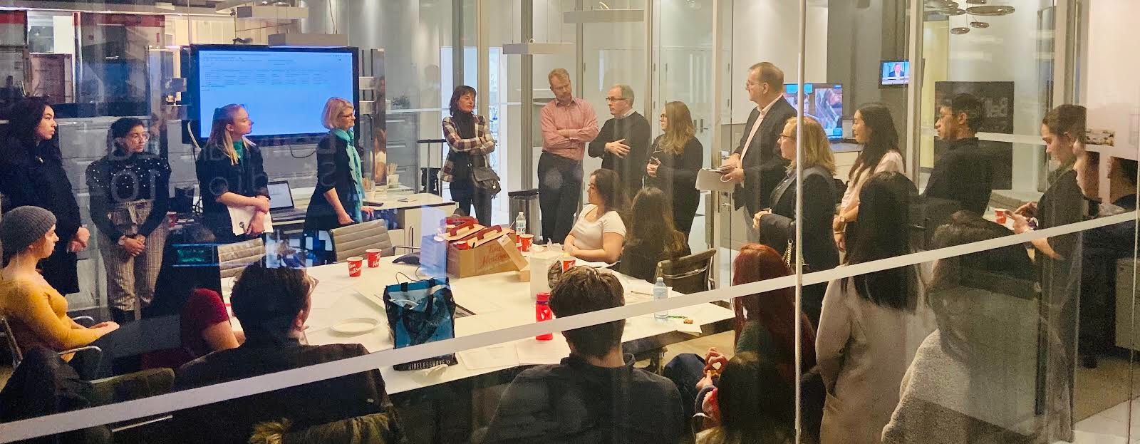 RSJ students at career night. 