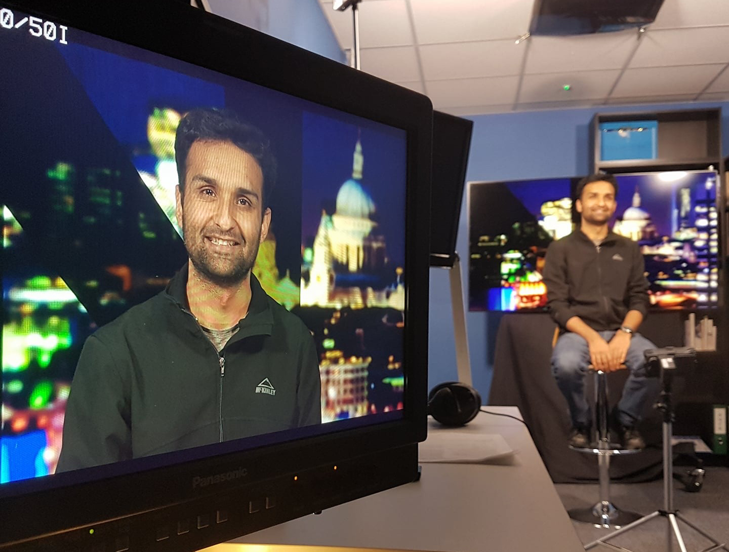 Photo of Mansoor Tanweer at CBC London.