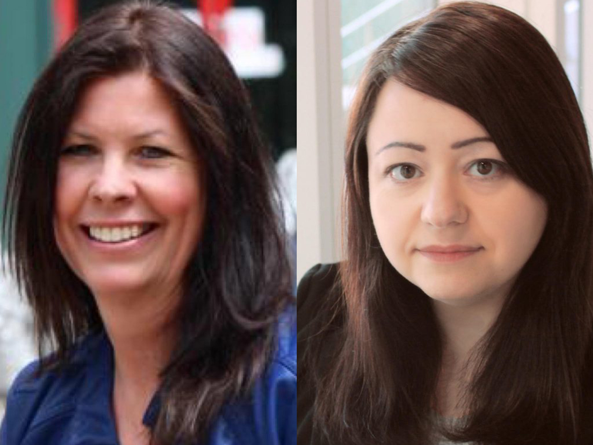 Lesley Salvadori and Sally Goldberg Powell