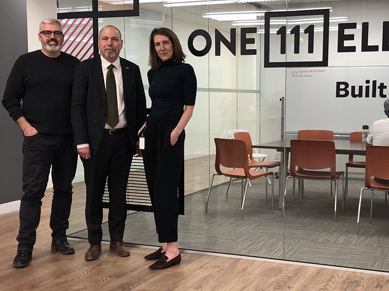 The team at Oneeleven, of which Siri Agrell is a former CEO.