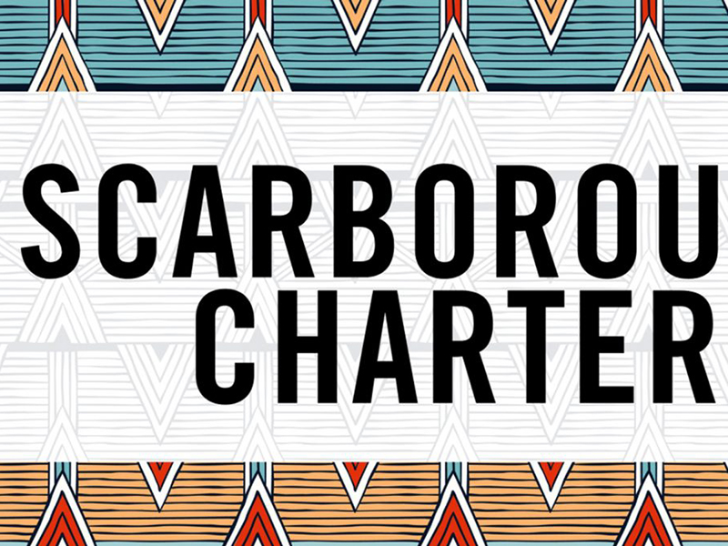 Graphic that reads Scarborough Charter