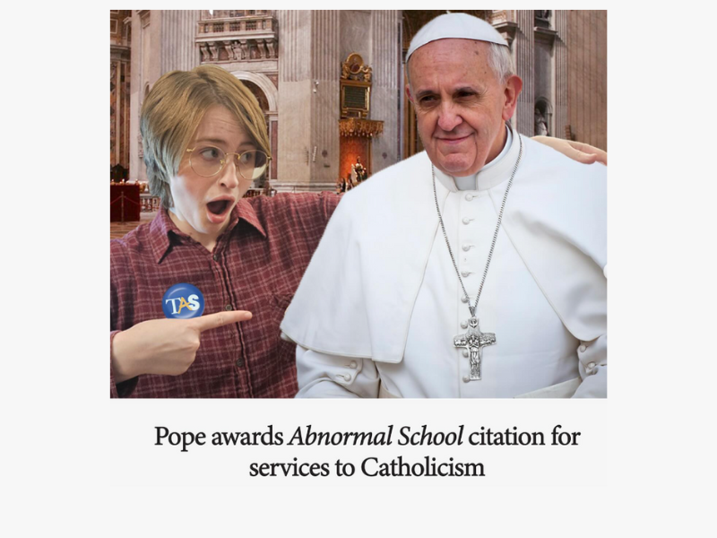 Top Student Work website - Pope