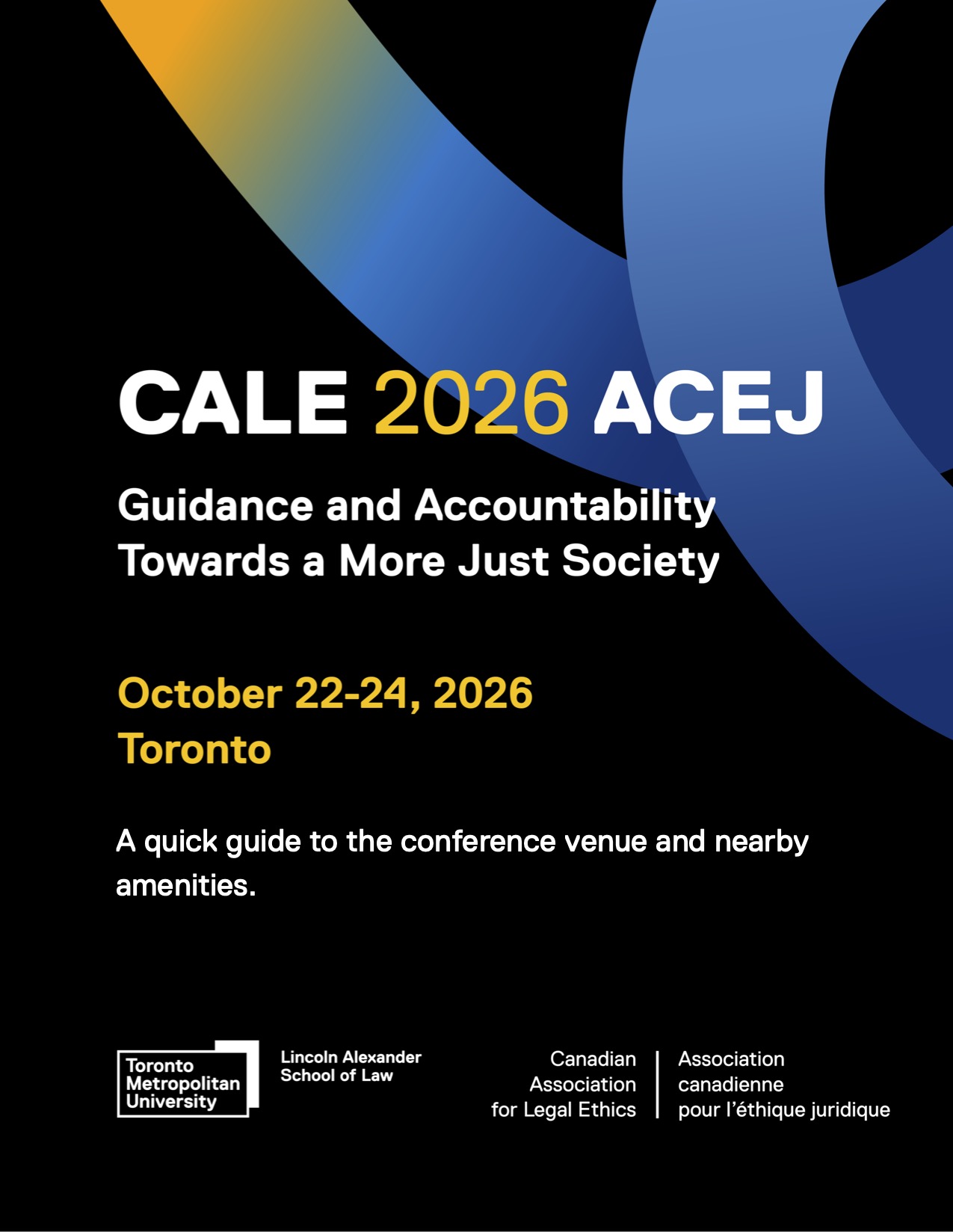 CALE/ACEJ Conference 2026 - Conference Guide Cover