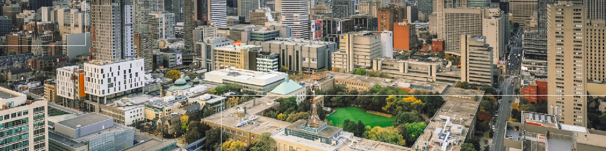 View of the TMU campus