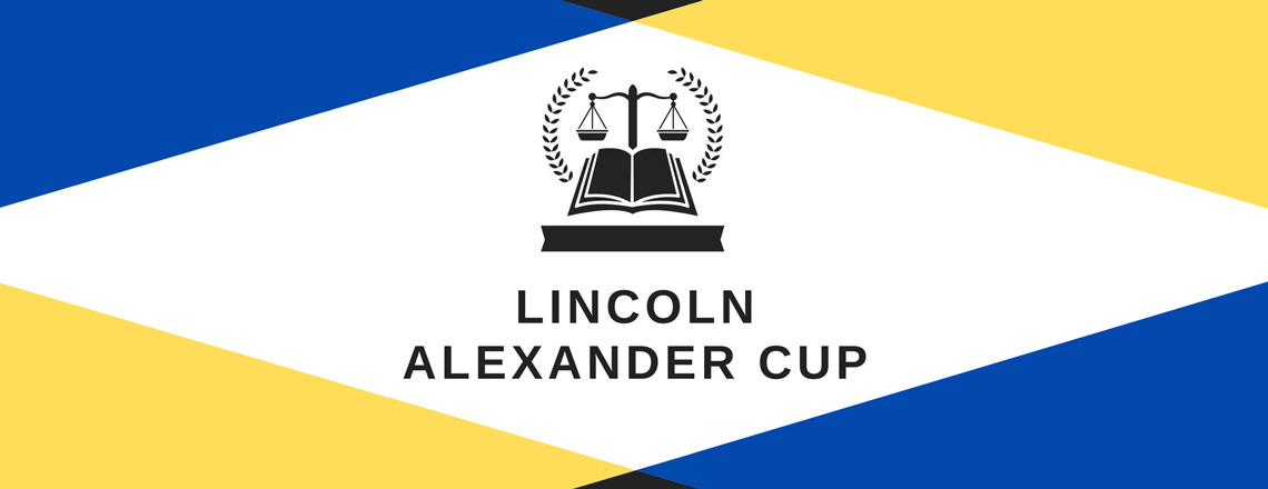 Lincoln Alexander Cup slider: scale with book image