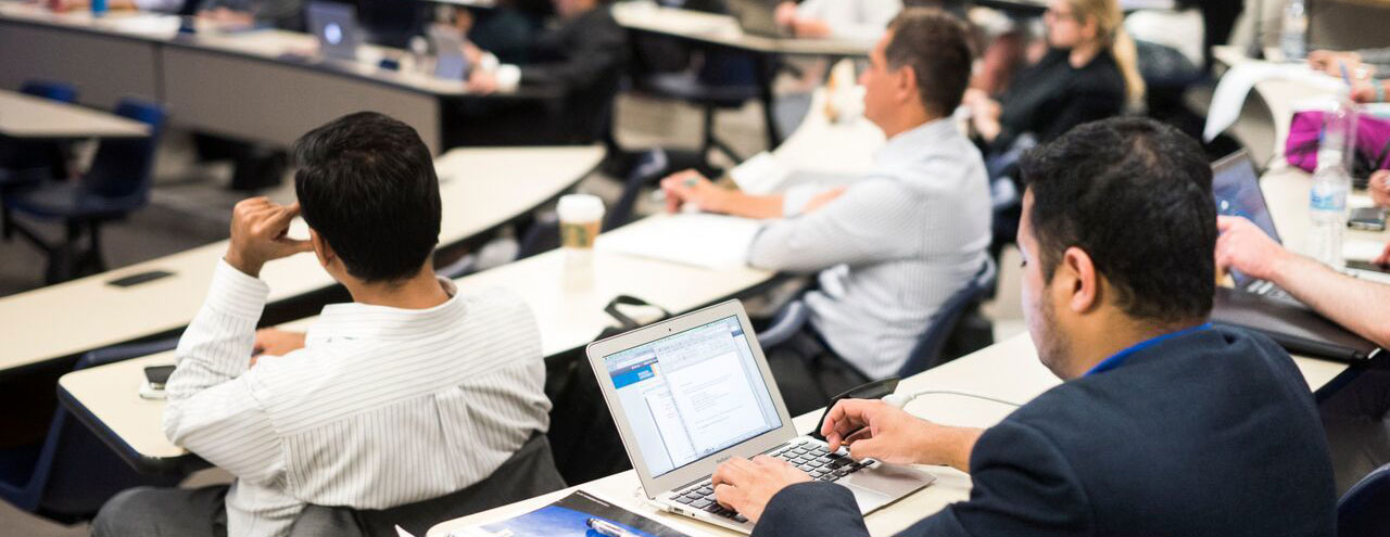 students in lecture hall