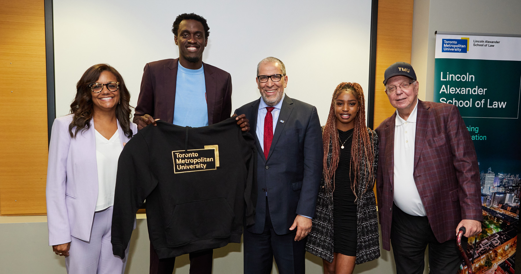 Attendees at the "Celebrating Generosity" event at Lincoln Alexander Law