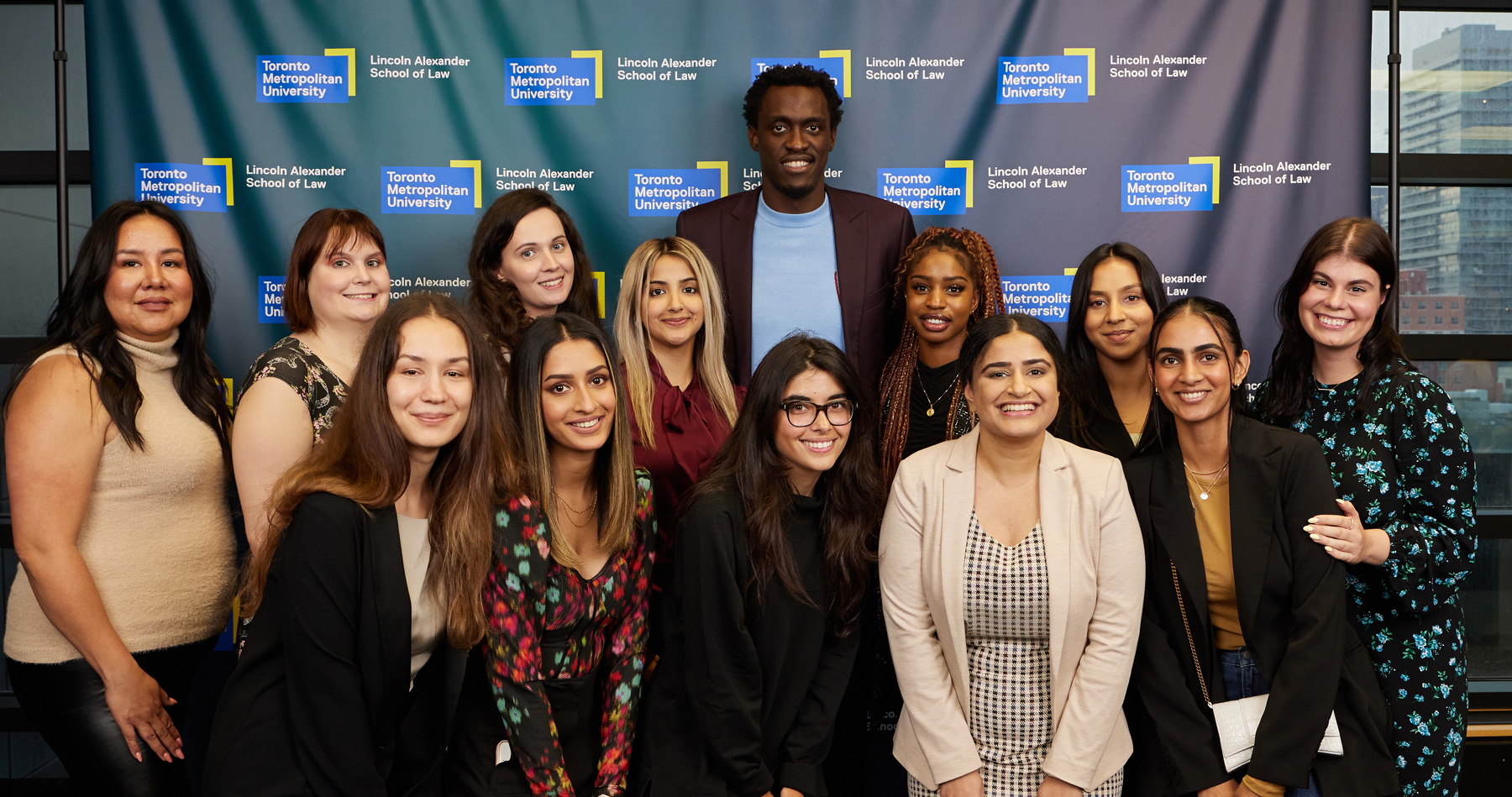 Pascal Siakam with Lincoln Alexander Law students