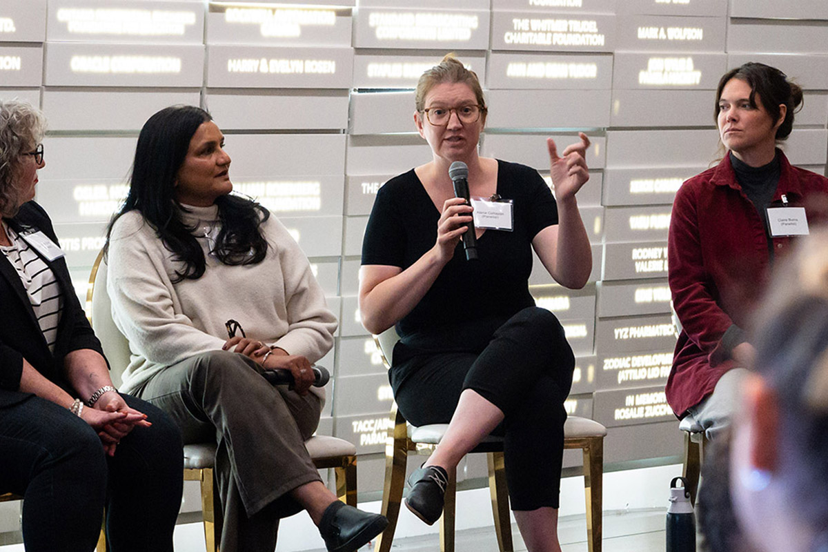 panelists answering questions from the audience