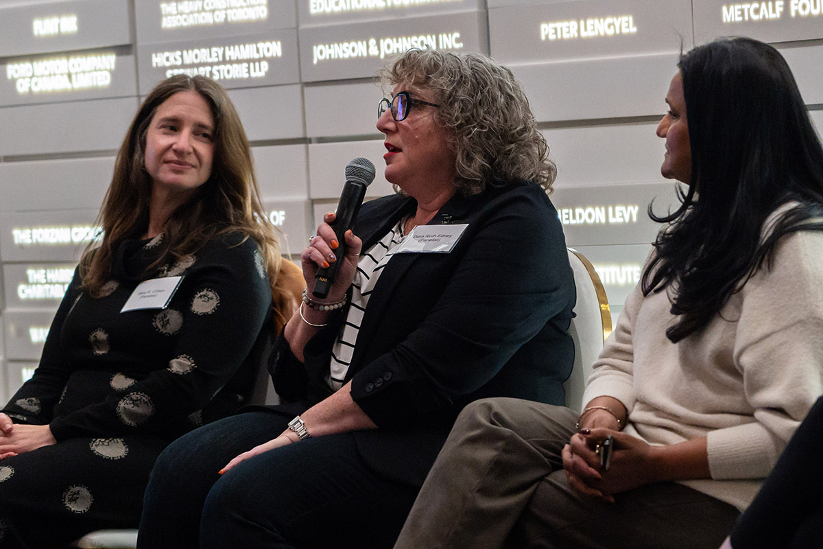 panelists answering questions