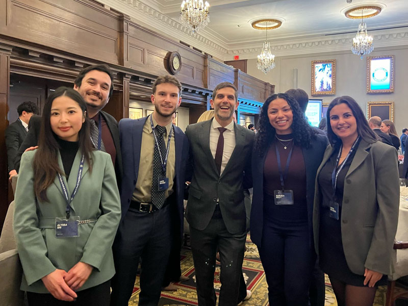 Adam F. Fanaki Competition Law Moot group shot