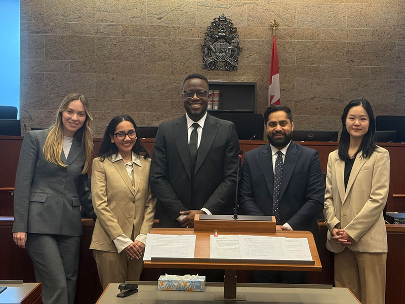 Davies Corporate/Securities Moot group shot