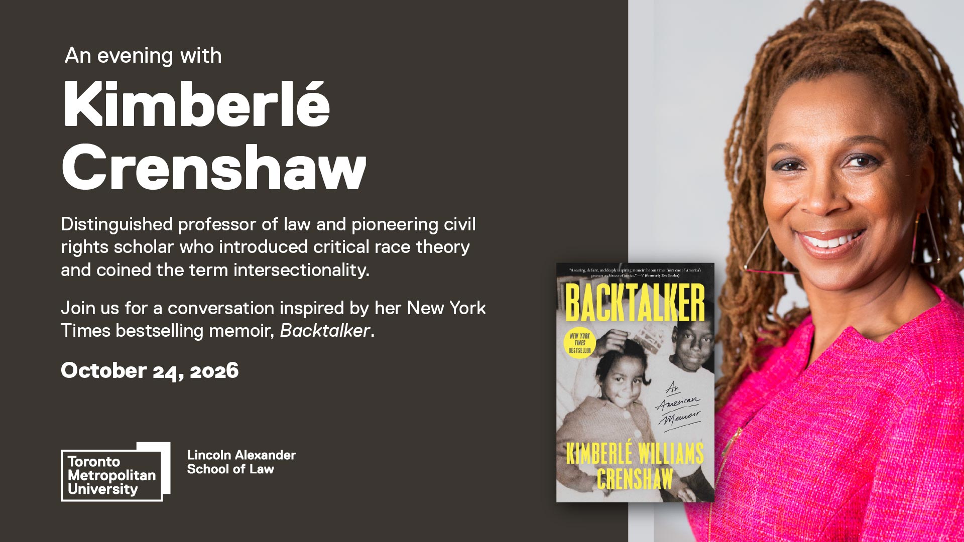 An Evening with Kimberlé Crenshaw