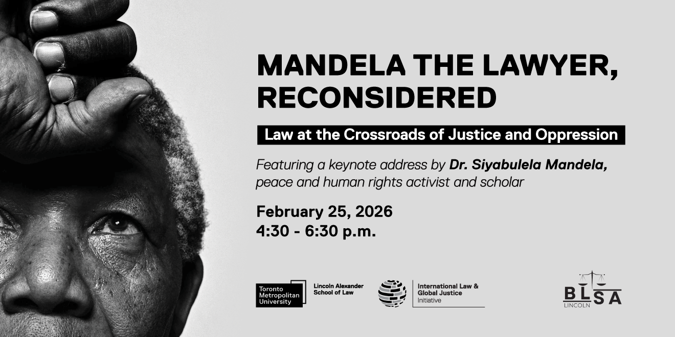 Mandela the Lawyer, Reconsidered. Advertisement for event.