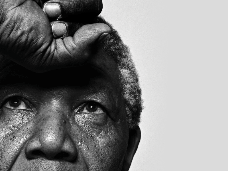 Portrait of Nelson Mandela