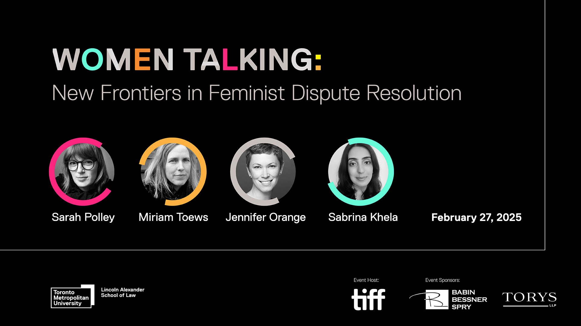Women Talking: New Frontiers in Feminist Dispute Resolution