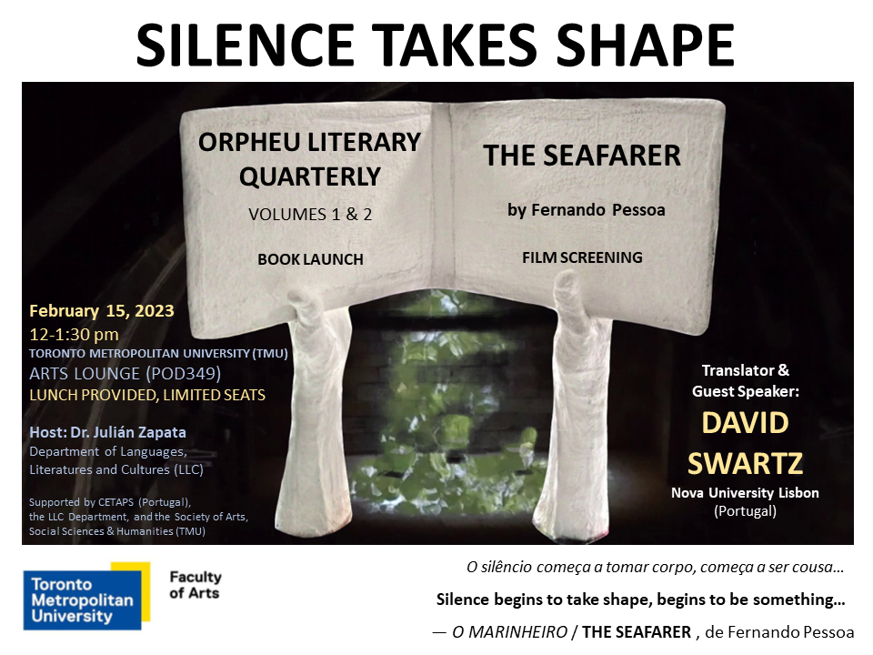 Silence Takes Shape event poster