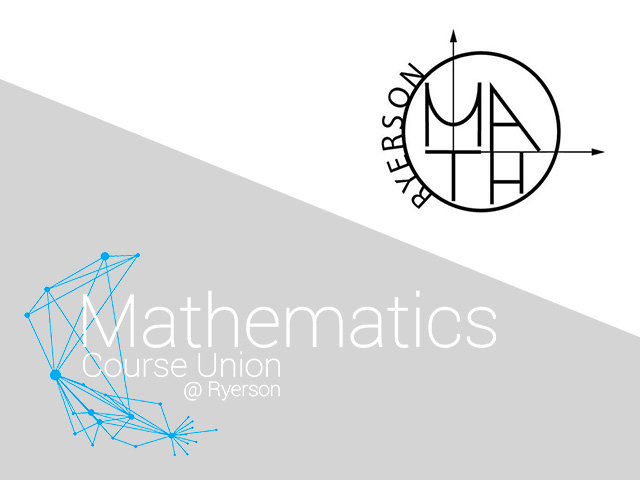 Math and its Applications Course Union logo and Financial Math Course Union logo.