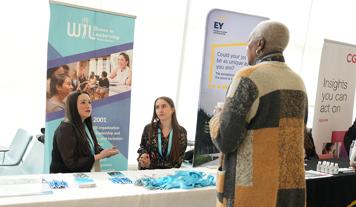 attendees and participants of the 2025 RWIL Conference and MBA Case Competition event 
