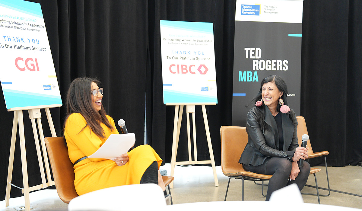 attendees and participants of the 2025 RWIL Conference and MBA Case Competition event 