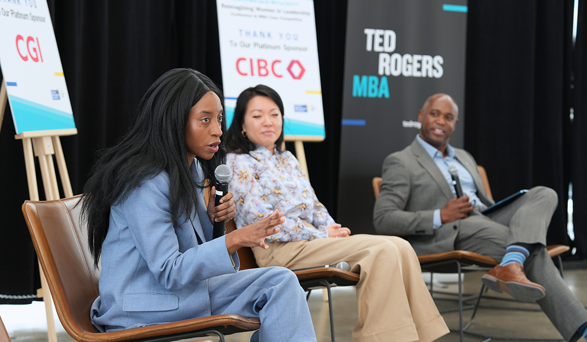 attendees and participants of the 2025 RWIL Conference and MBA Case Competition event 