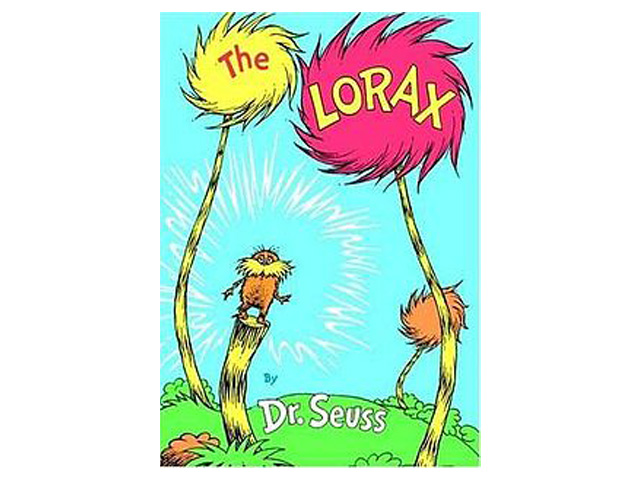 The Lorax by Dr Seuss. book cover