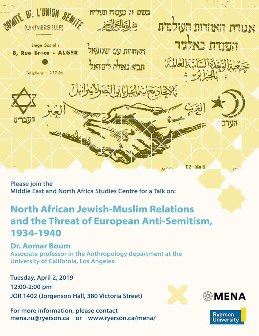MENA North African Jewish-Muslim Relations