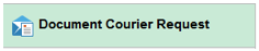 Document Courier Request menu button