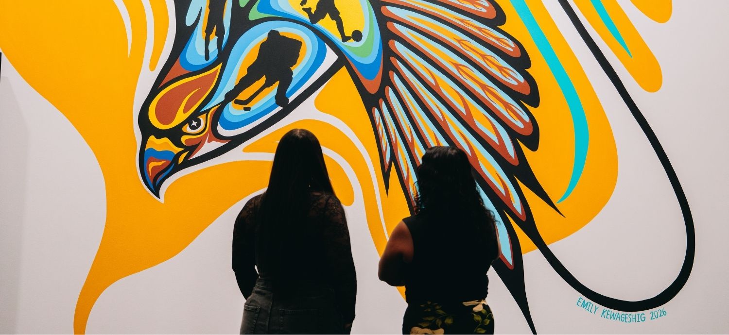 New mural at the MAC honours Indigenous excellence in sport