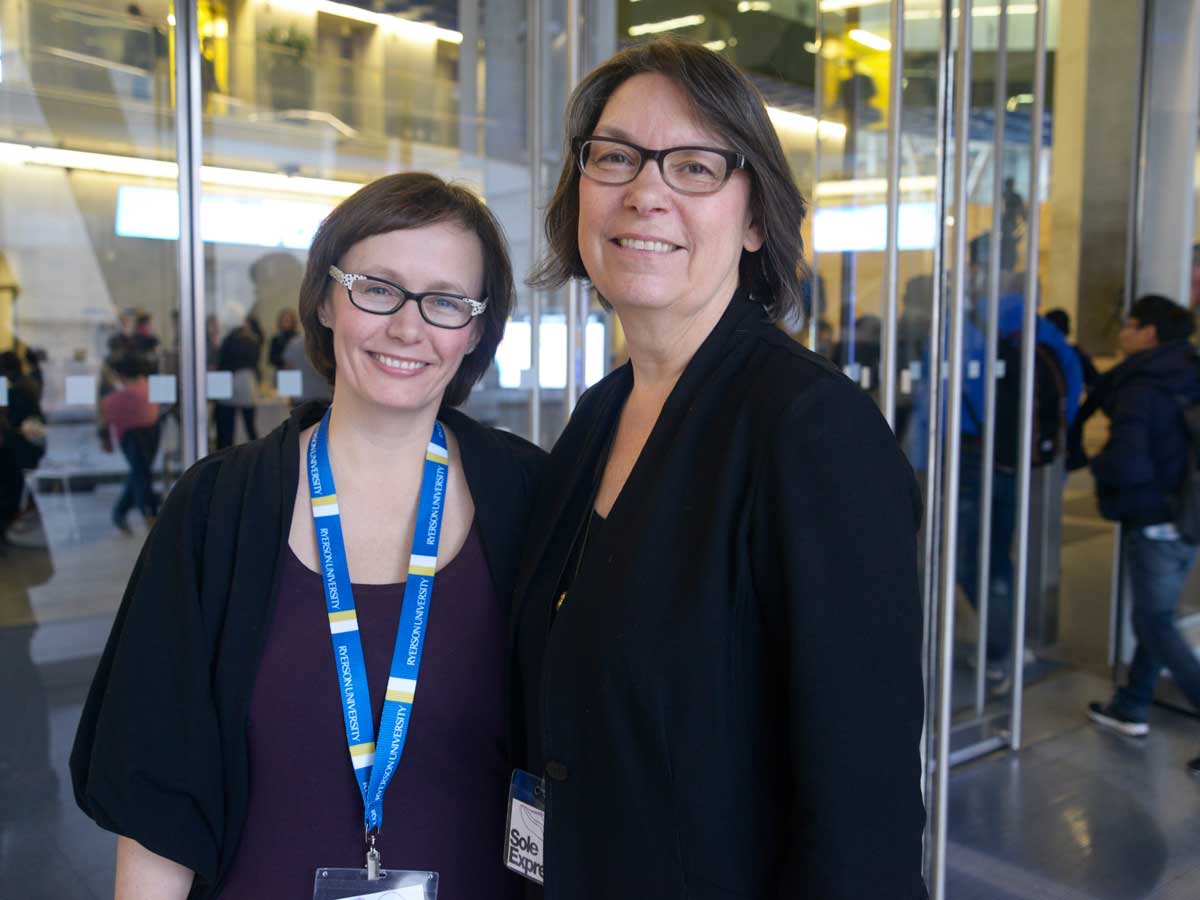 From left: Jennifer Lapum and Jennifer Martin