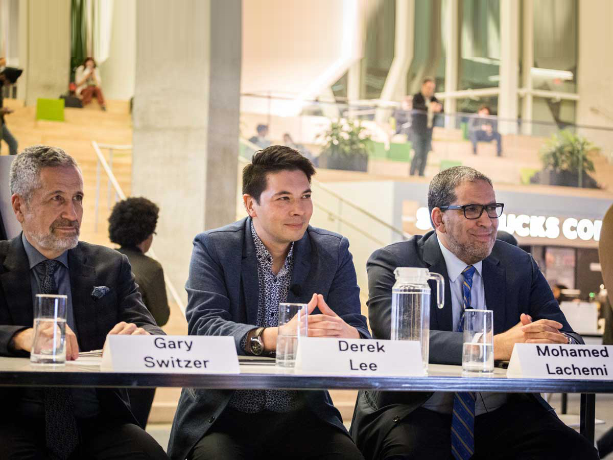 From left: Gary Switzer, Derek Lee and Mohamed Lachemi