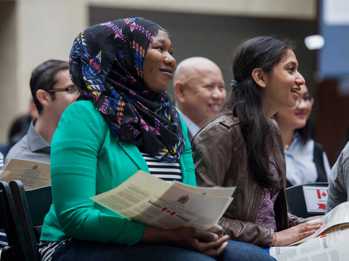 New Canadians at Ryerson ceremony