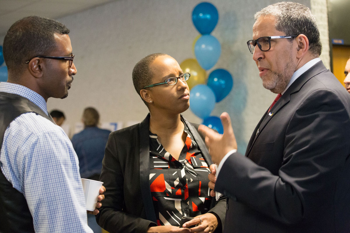 From left: Kiké Roach, Kyle Robinson, Mohamed Lachemi