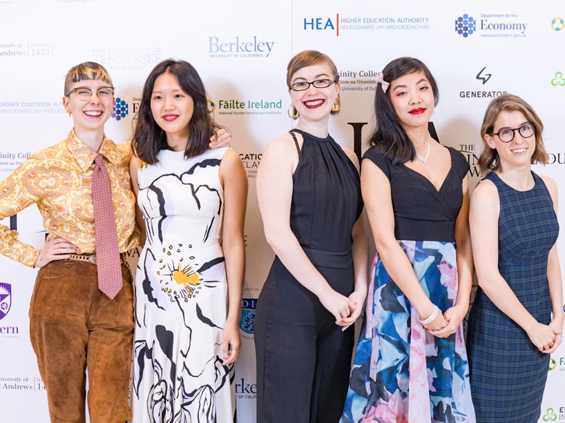 From left: Abi Hodson, Kelly Oh, Beth Dobson, Morla Phan and Lorielle Giffin